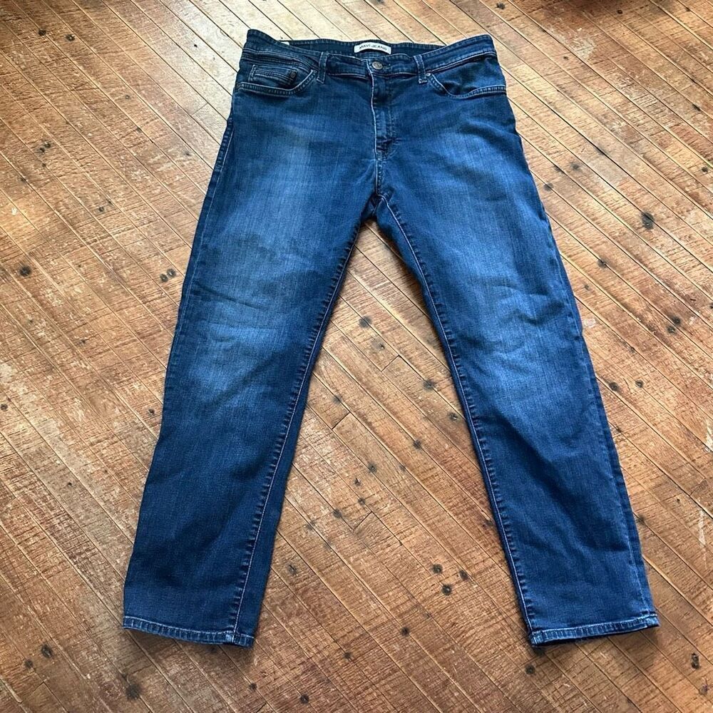 Mavi distressed Zach straight leg 36x30 normcore pants